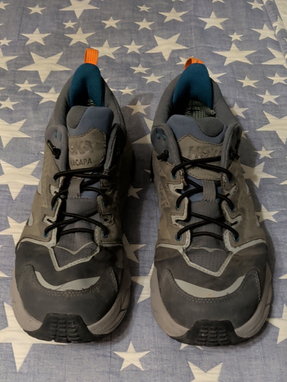 Hoka One One Anacapa Low GTX Shoes Mens Size 10.5 D Gore-Tex Vibram Trail Hiking